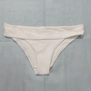 White bikini bottoms